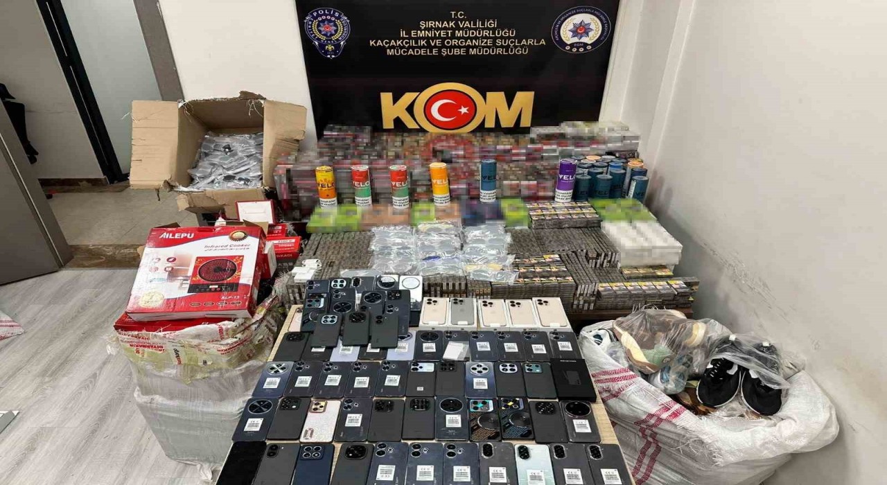 Şırnakta kaçakçılık, asayiş, narkotik ve terör operasyonu