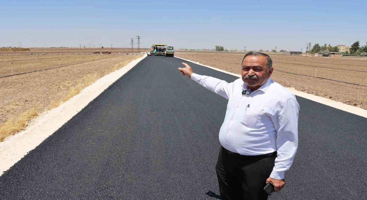 Suruç ve Harranın ardından Ceylanpınar kırsalı da sıcak asfaltla buluşuyor
