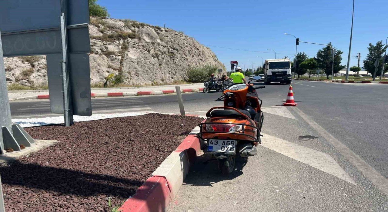 Tavşanlıda motosiklet kazası: 1 yaralı