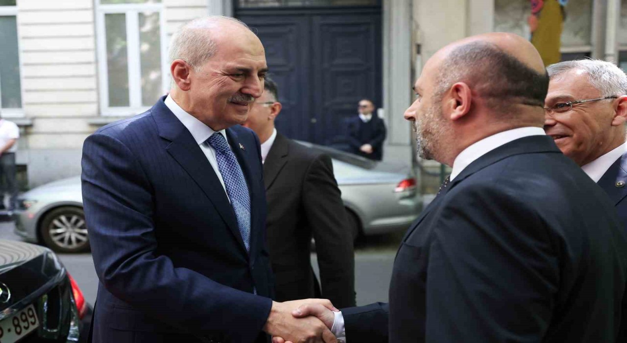TBMM Başkanı Kurtulmuş, Belçika Diyanet Vakfını ziyaret etti