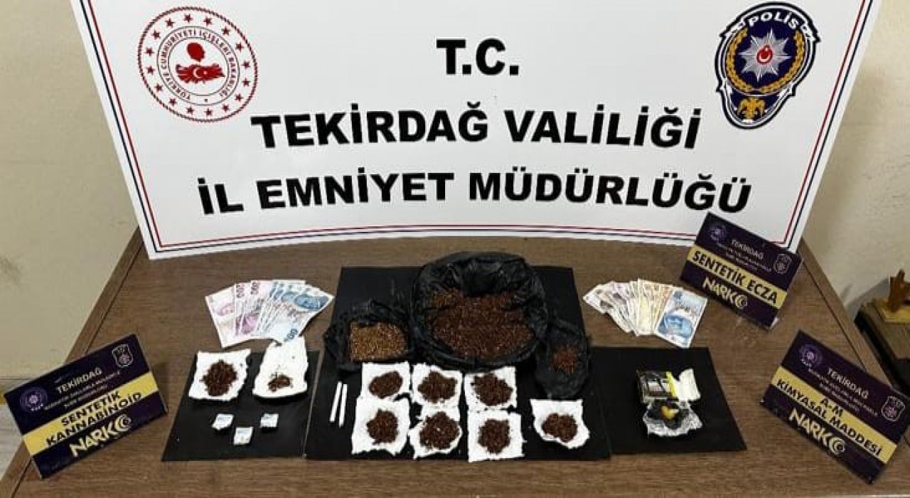 Tekirdağda uyuşturucu operasyonunda 9 kişi tutuklandı