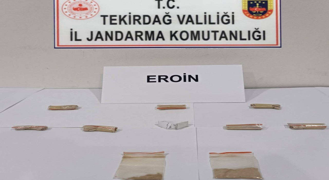 Tekirdağda uyuşturucuya geçit yok: 8 şüpheli yakalandı