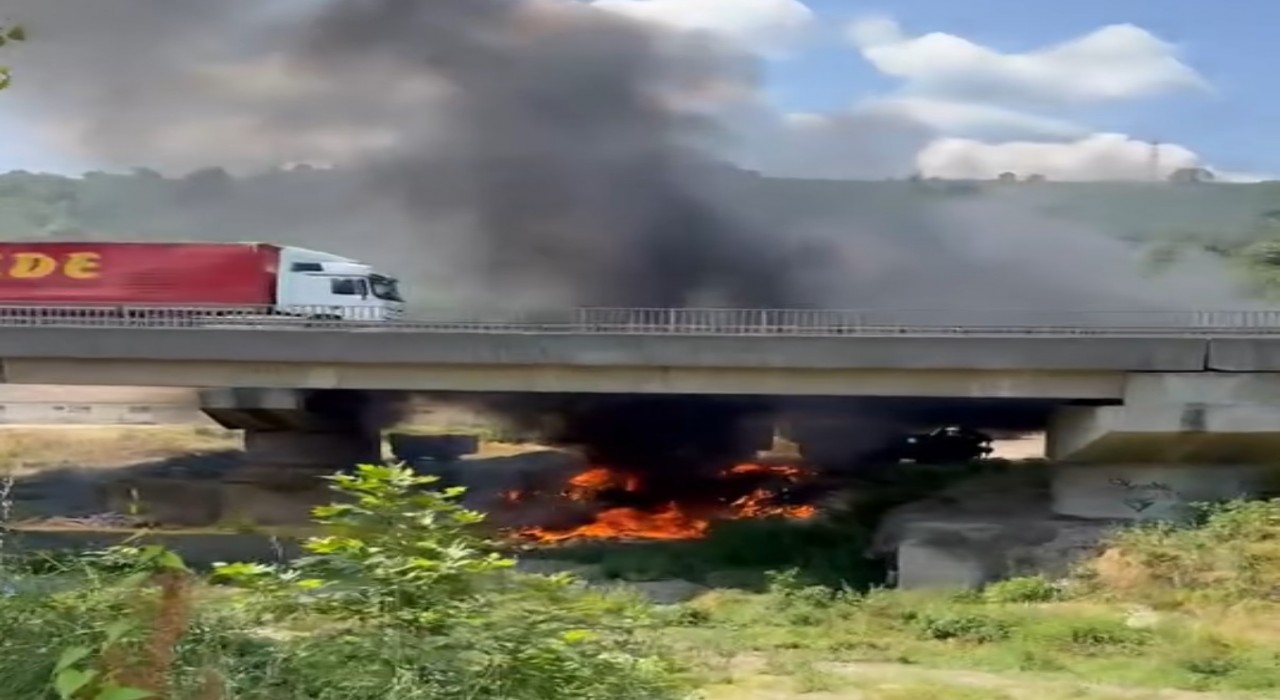 TEMde korkutan yangın