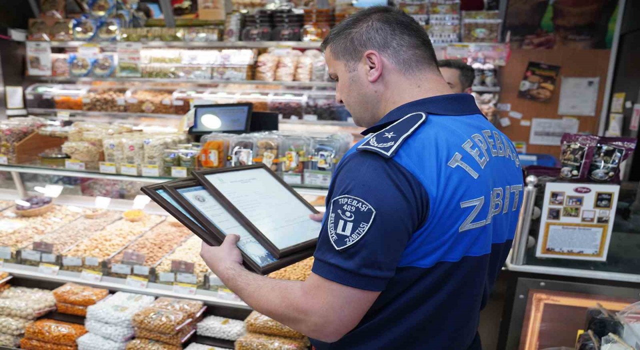 Tepebaşı Belediyesi zabıta ekiplerinden bayram öncesi denetim