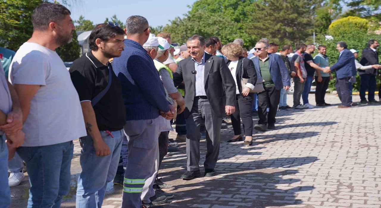 Tepebaşında bayramlaşma