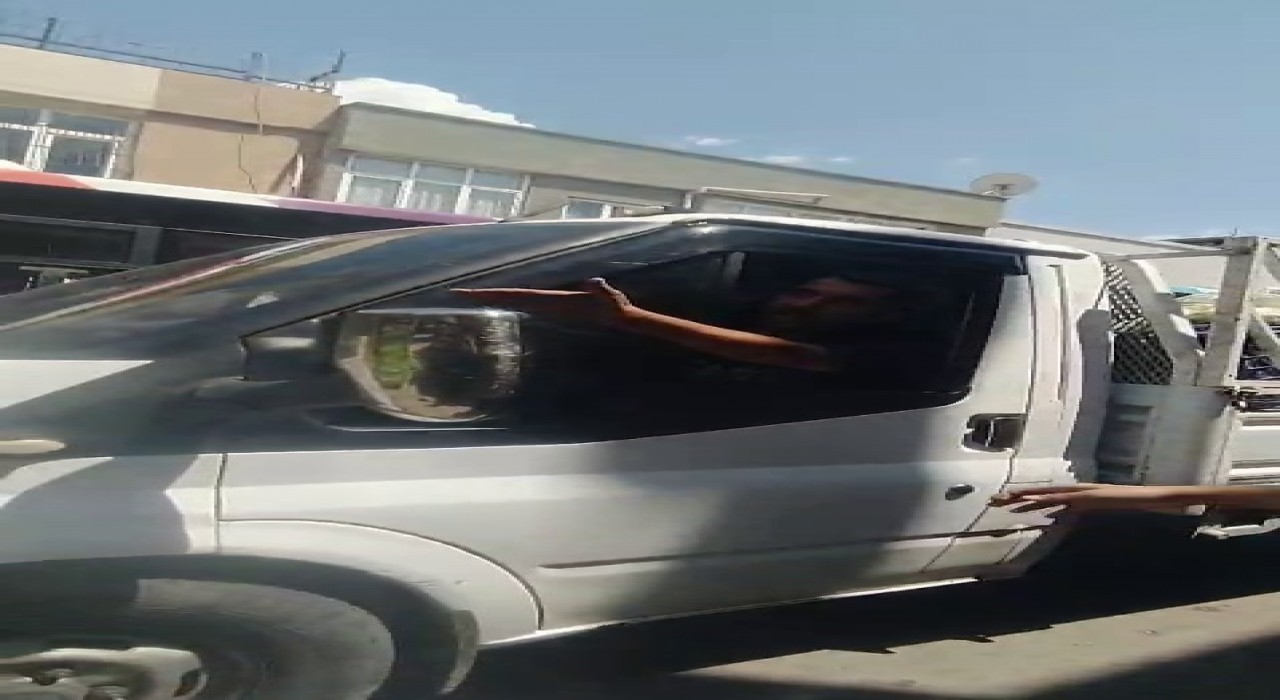 Ters yöne girdi, kadın otobüs şoförüne zorluk yaşattı