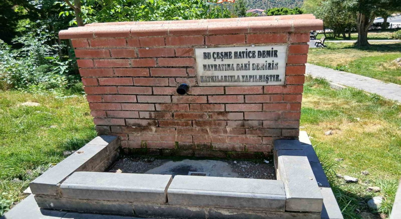 Tuncelide yoğun bakteri tespit edilen çeşme kapatıldı