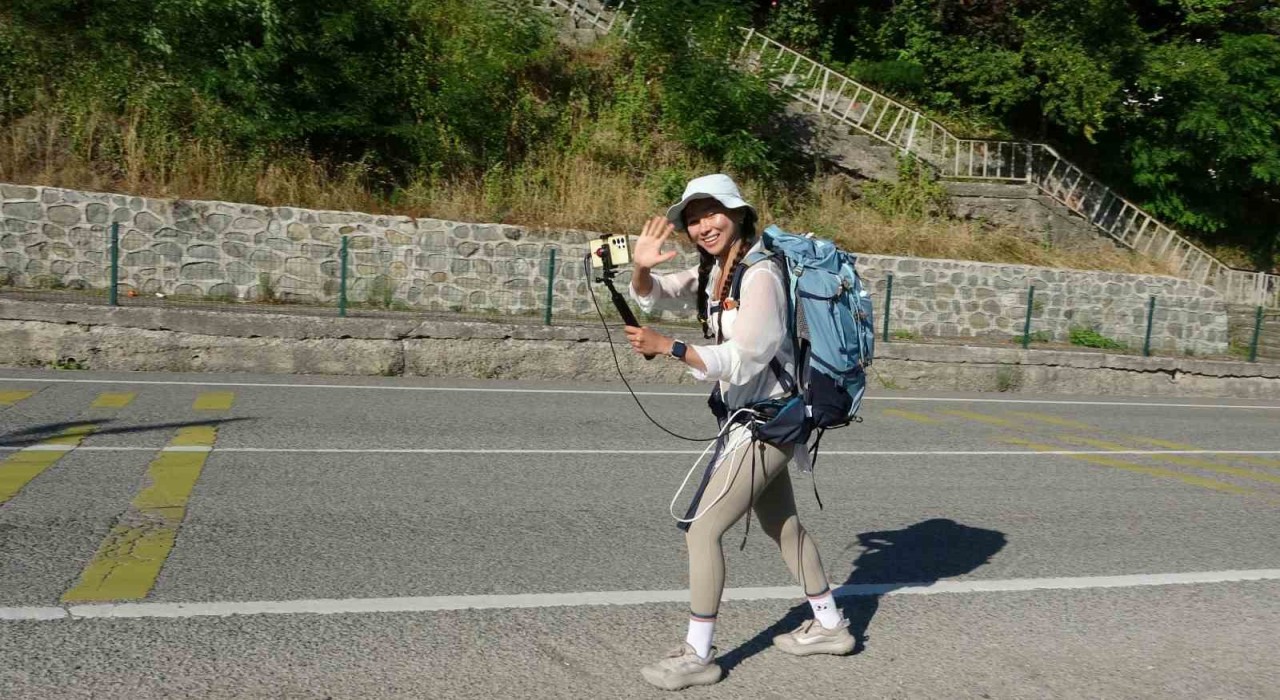 Türkiyeyi dolaşan Güney Koreli gezgin, Orduya ulaştı: Türkiye çok güzel