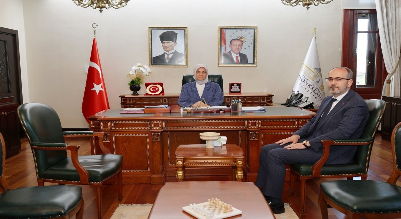 Vali Yiğitbaşı, yeni İl Sağlık Müdürü Dr. Hakkı Öztürkü kabul etti