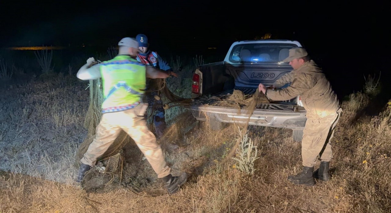 Vanda 1,5 ton inci kefali ele geçirildi