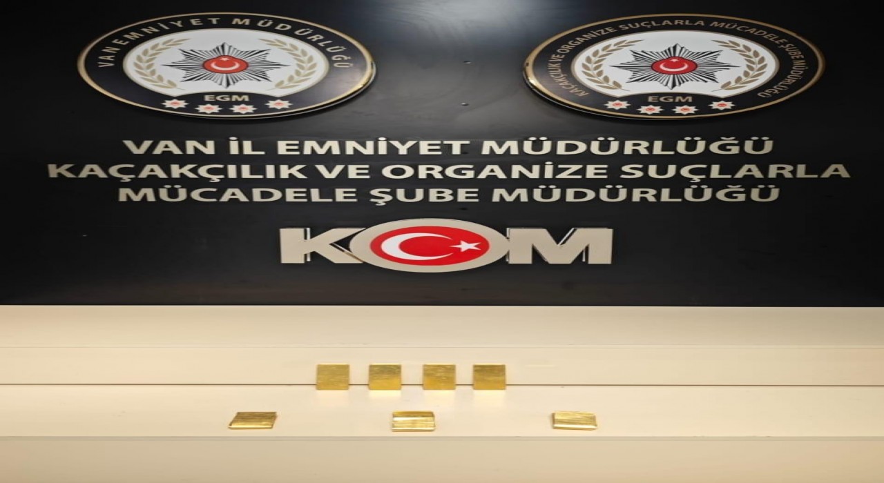 Vanda 30 milyon TL değerinde 7 kilo altın ele geçirildi
