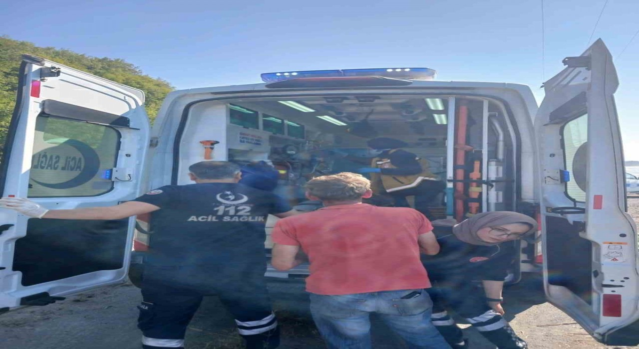 Yürüyüş yaparekn uçurumdan düşen kadın yaralandı