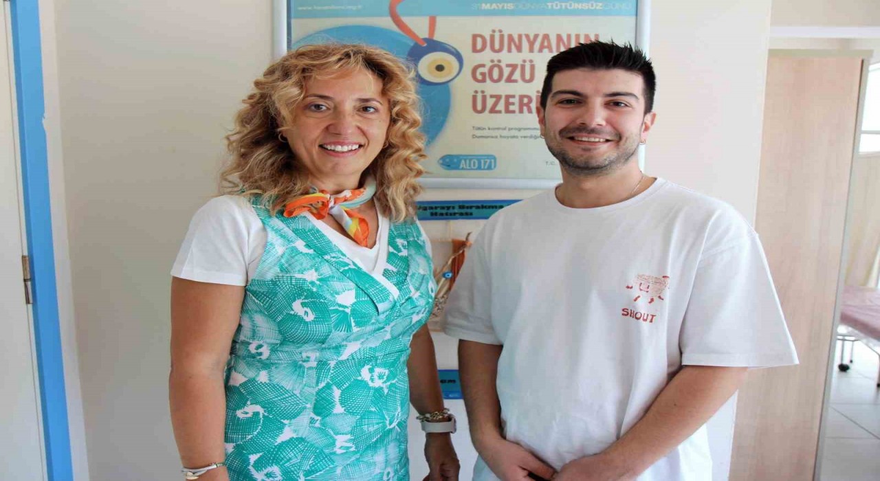 12 yıldır içtiği sigarayı Sağlıklı Hayat Merkezi desteğiyle bıraktı