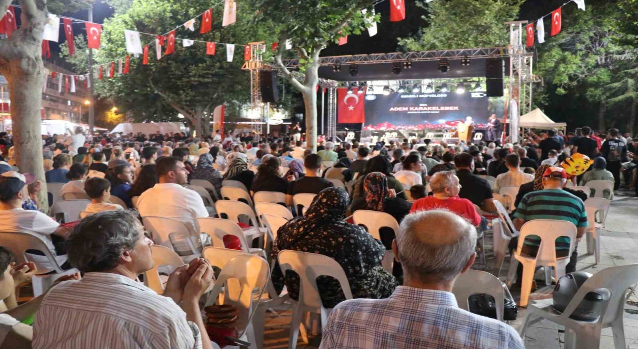 15 Temmuz Demokrasi ve Milli Birlik Günü Denizlide çeşitli etkinliklerle anıldı