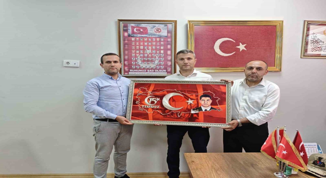 15 Temmuz Gazisi Taşdemire Ömer Halisdemir tablosu verildi