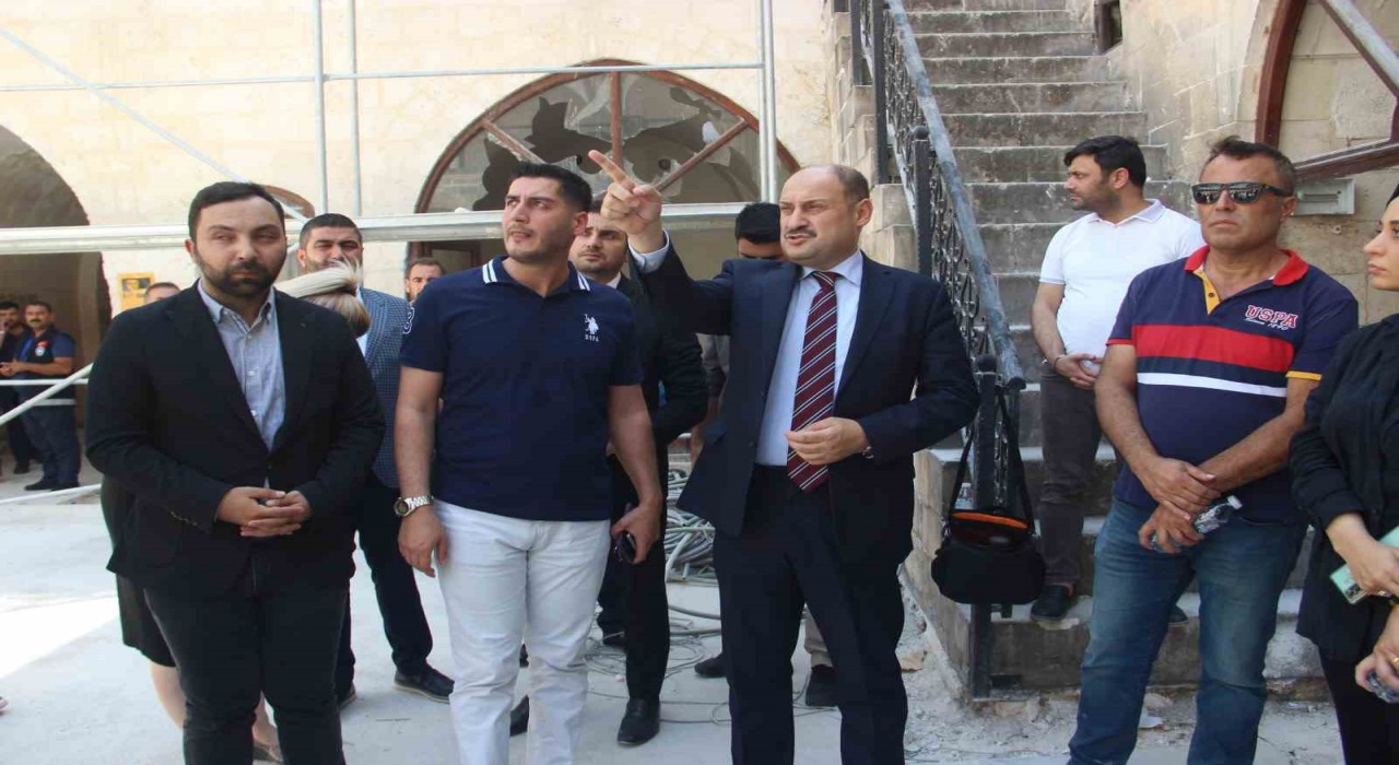 400 yıllık Barutçu Hanı restorasyon çalışmalarıyla yeniden gün yüzüne çıkıyor