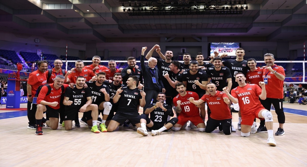 A Milli Erkek Voleybol Takımı, Almanyayı 3-1 mağlup etti