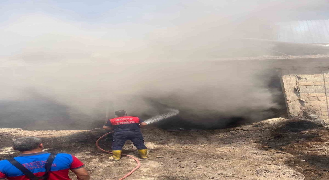 Adıyamanda çırçır fabrikasında korkutan yangın