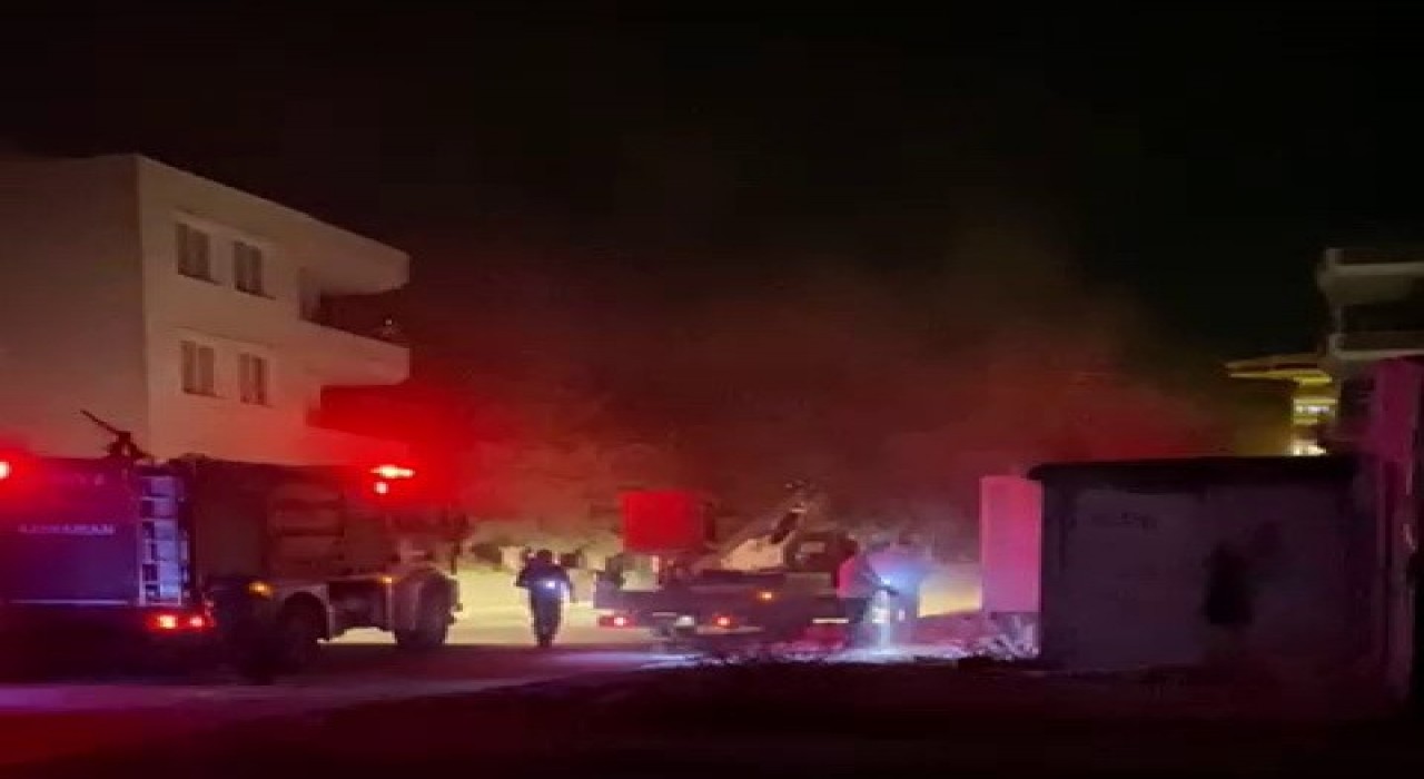 Adıyamanda elektrik trafosu patladı