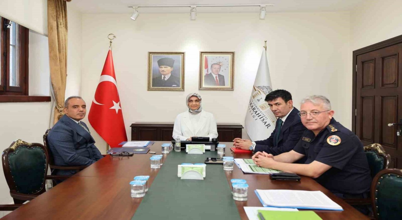 Afyonkarahisarda asayiş toplantısı gerçekleştirildi