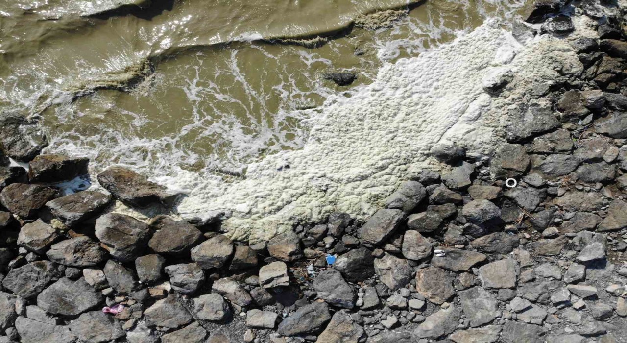 Akdenizde suyun yüzeyinde oluşan beyaz tabaka tedirgin etti