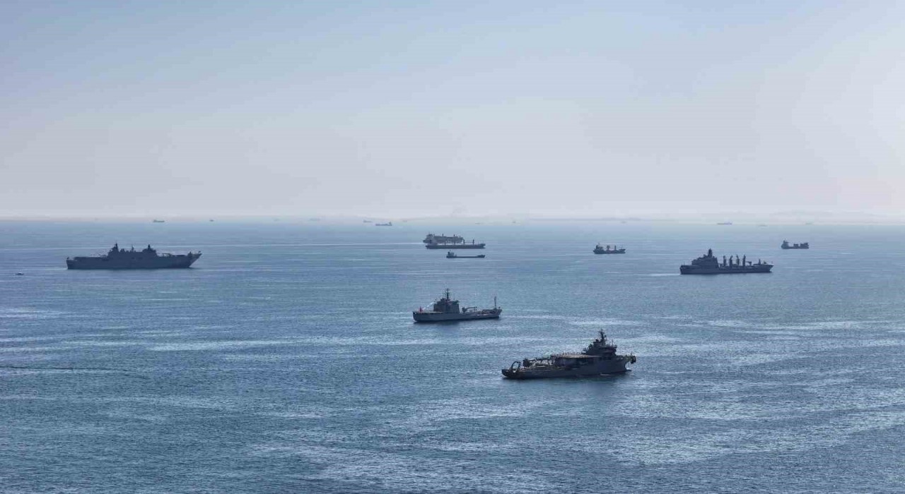 AKINCI TİHAnın İDEF provası havadan görüntülendi