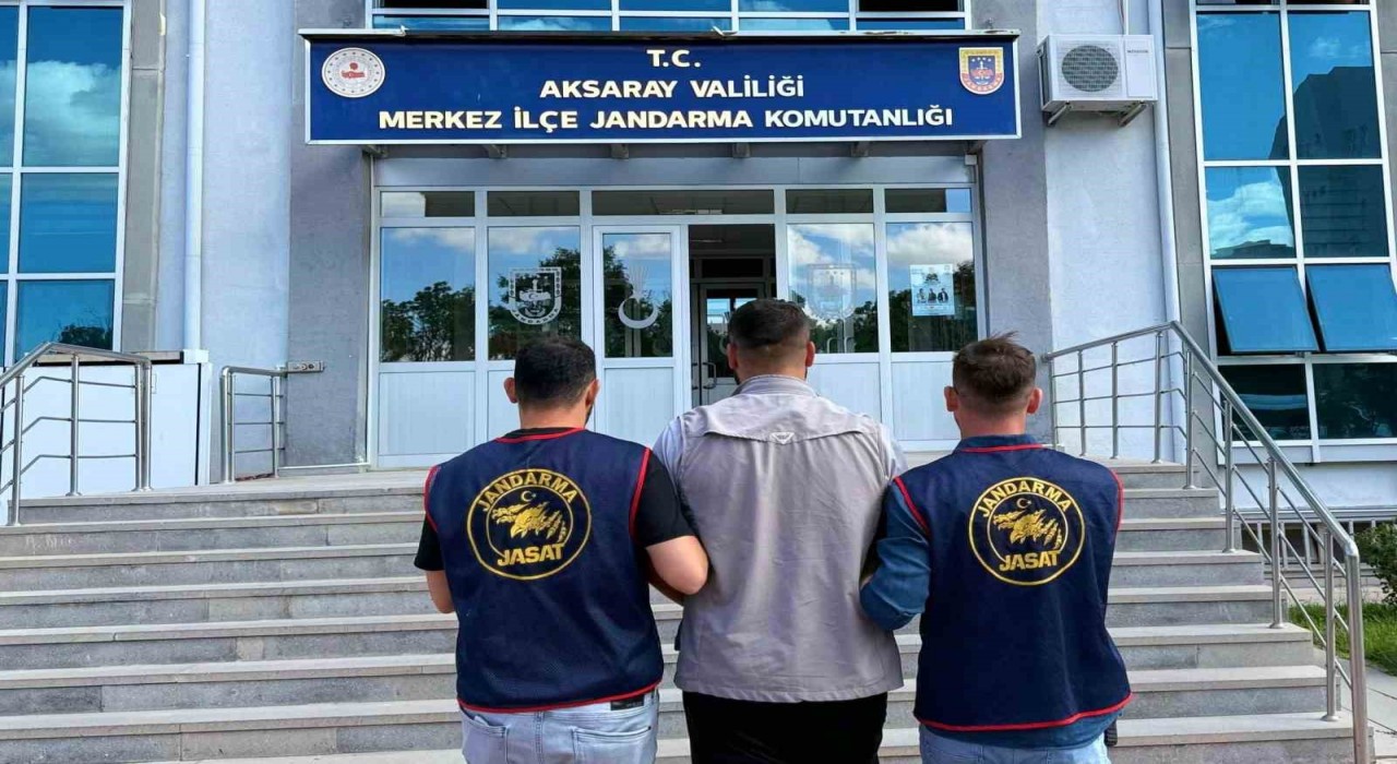 Aksarayda 9 yıl hapis cezası olan şahıs JASATtan kaçamadı