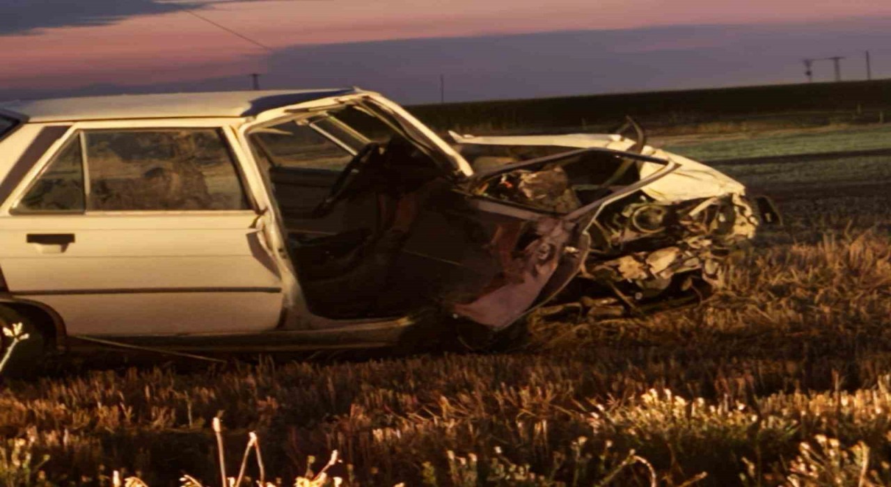Aksarayda düğün konvoyunda kaza: 2 yaralı