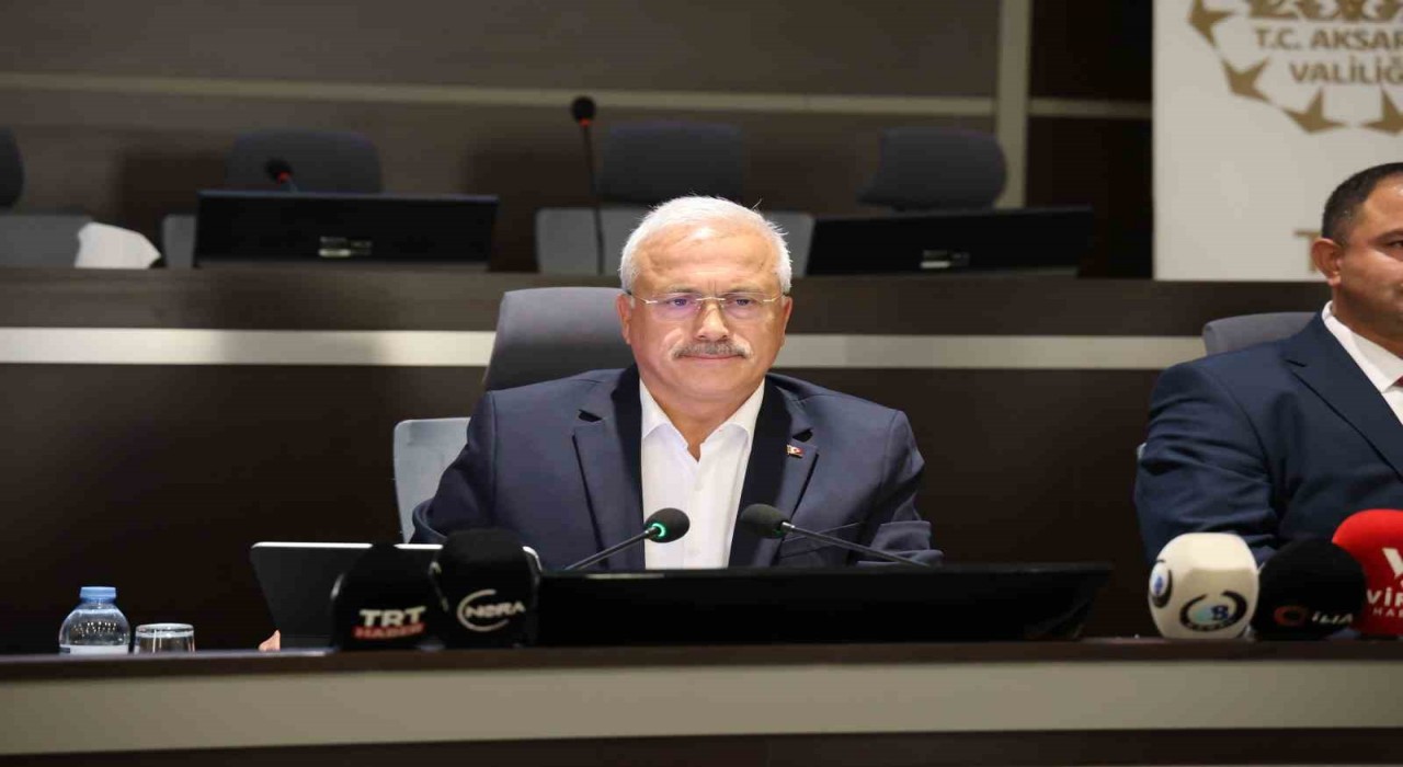 Aksarayda orman yangınlarına karşı tedbir toplantısı yapıldı