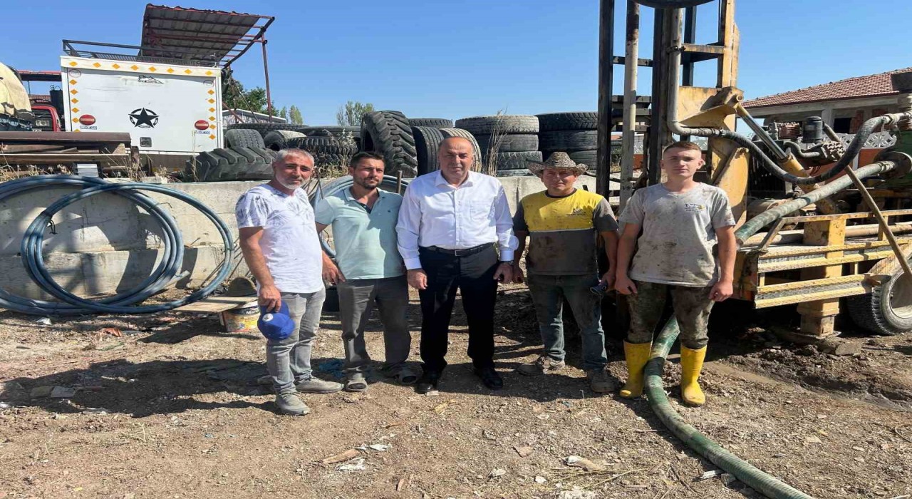 Alaca Belediyesinin sondaj çalışmaları sürüyor