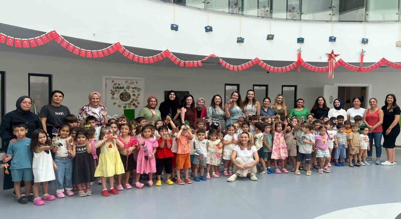 Alanyada minik öğrencilere geri dönüşüm eğitimi