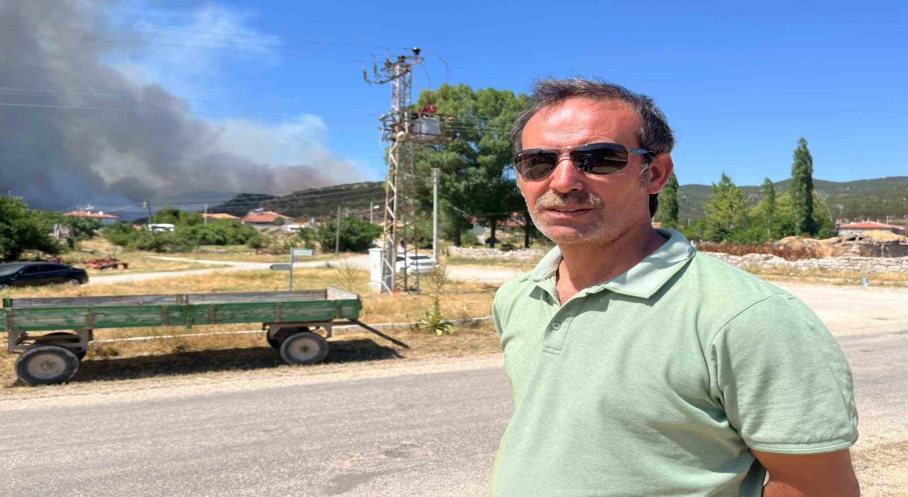 Alevlerin Sarıcaovaya girmesine 300 metre kaldığı bildirildi