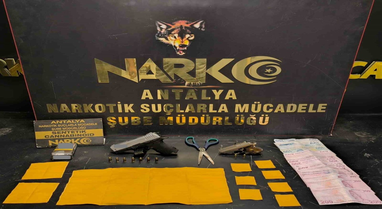 Antalyada narkotik operasyonlarında 1 haftada çok sayıda uyuşturucu madde ele geçirildi