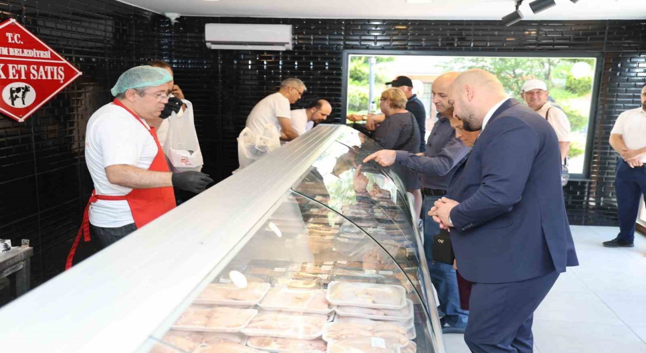 Atakuma yeni halk et satış noktası