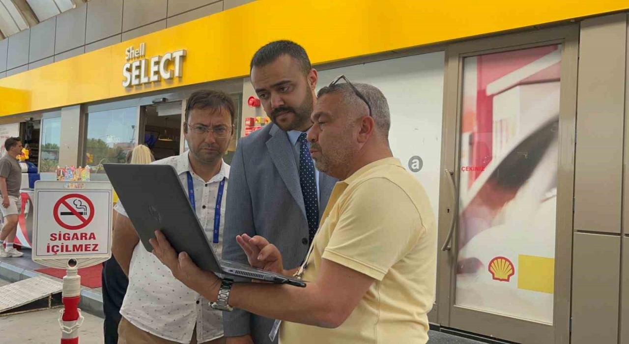 Aydında akaryakıt istasyonlarına ölçüm denetimi