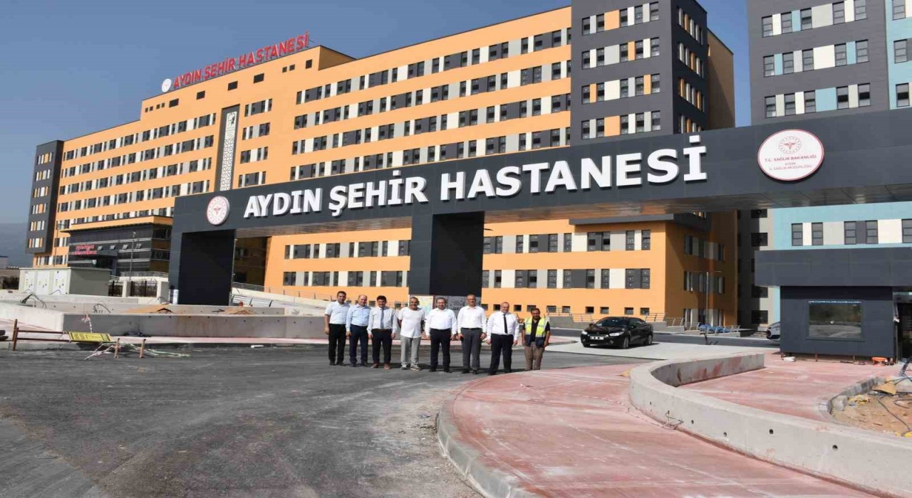 Aydının modern sağlık kompleksinin yapım sürecinde sona gelindi