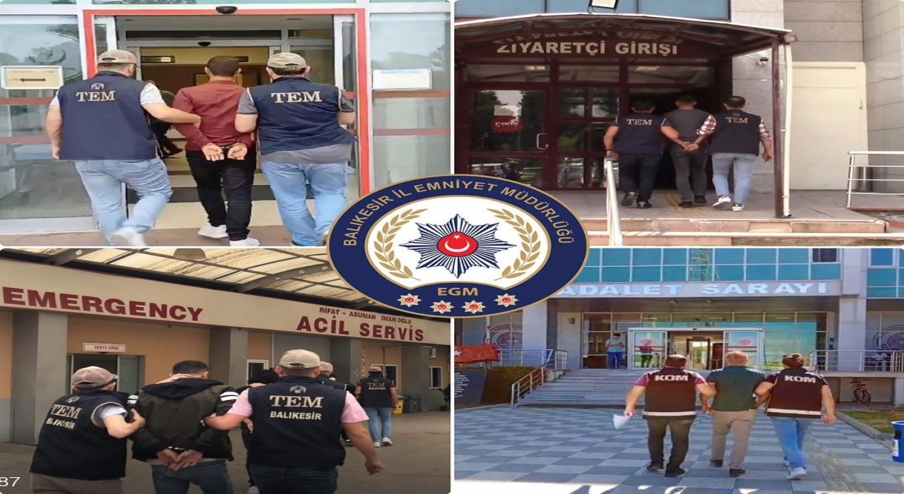 Balıkesirde FETÖ operasyonu: 6 şüpheli yakalandı