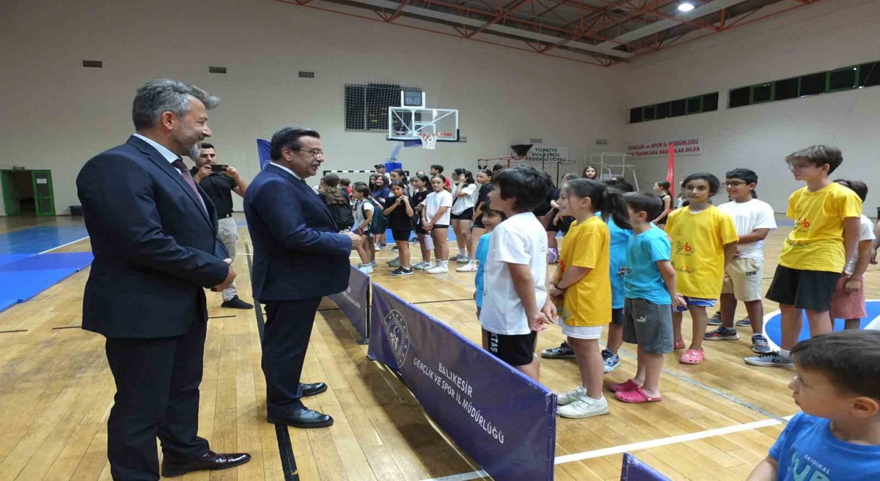 Balıkesirde Yaz Spor Okullarına 1500 çocuk katılıyor