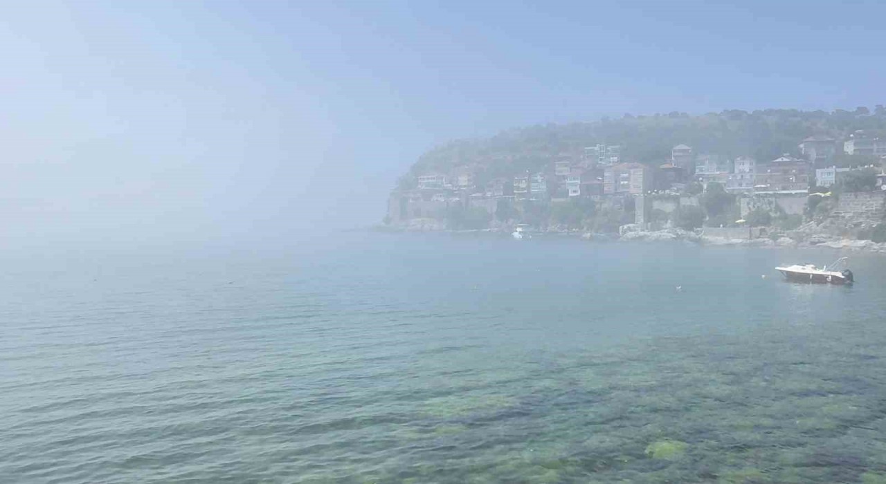 Bartında sıcak hava Amasrada sis