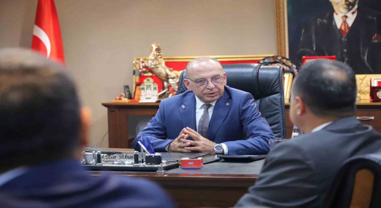 Başkan Akın ve Başkan Dutluludan iş birliği vurgusu
