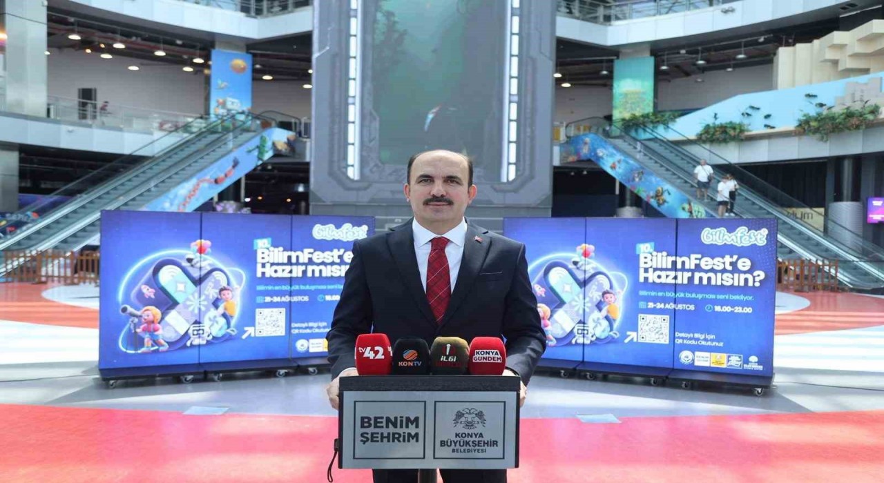 Başkan Altay tüm Türkiyeyi 10. Konya Bilim Festivaline davet etti