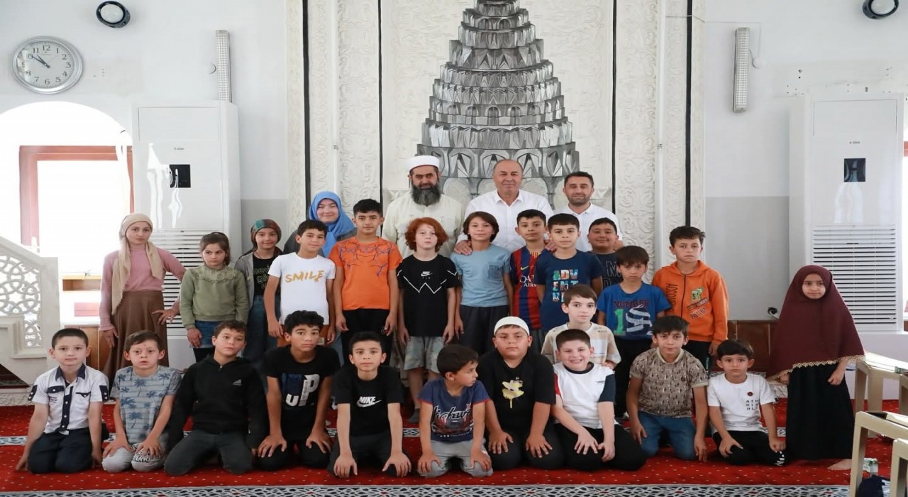 Başkan Arslandan Kuran kursu öğrencilerine ziyaret