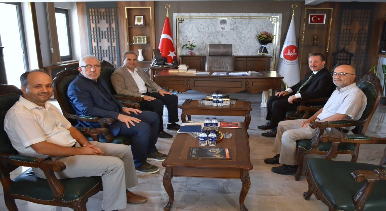 Başkan Aykut Dilsizden Müftü Ahmet Dileke ziyaret