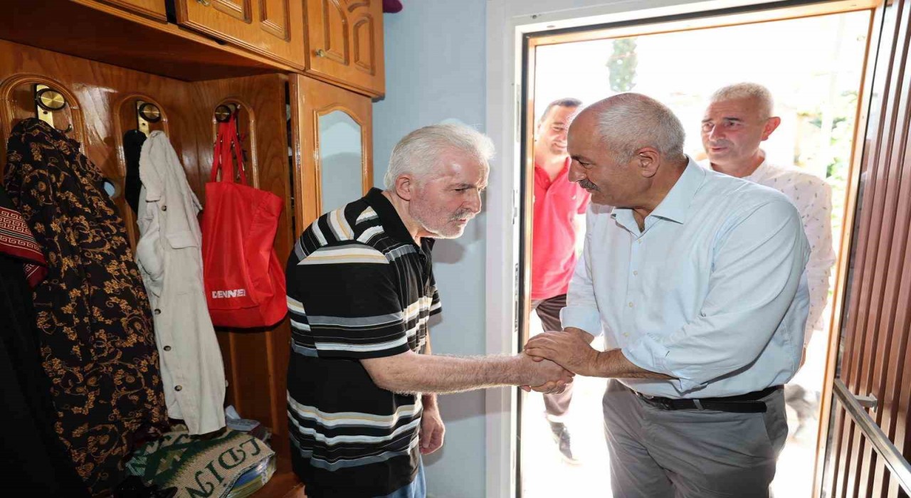 Başkan Büyükgözden Kıbrıs gazisine vefa ziyareti