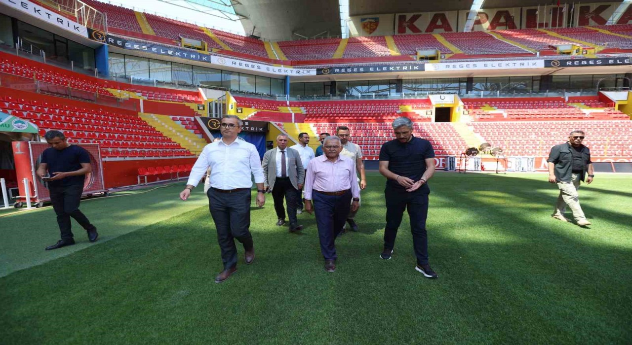 Başkan Büyükkılıç: RHG Enertürk Enerji Stadyumu, 2025-2026 sezonuna hazır
