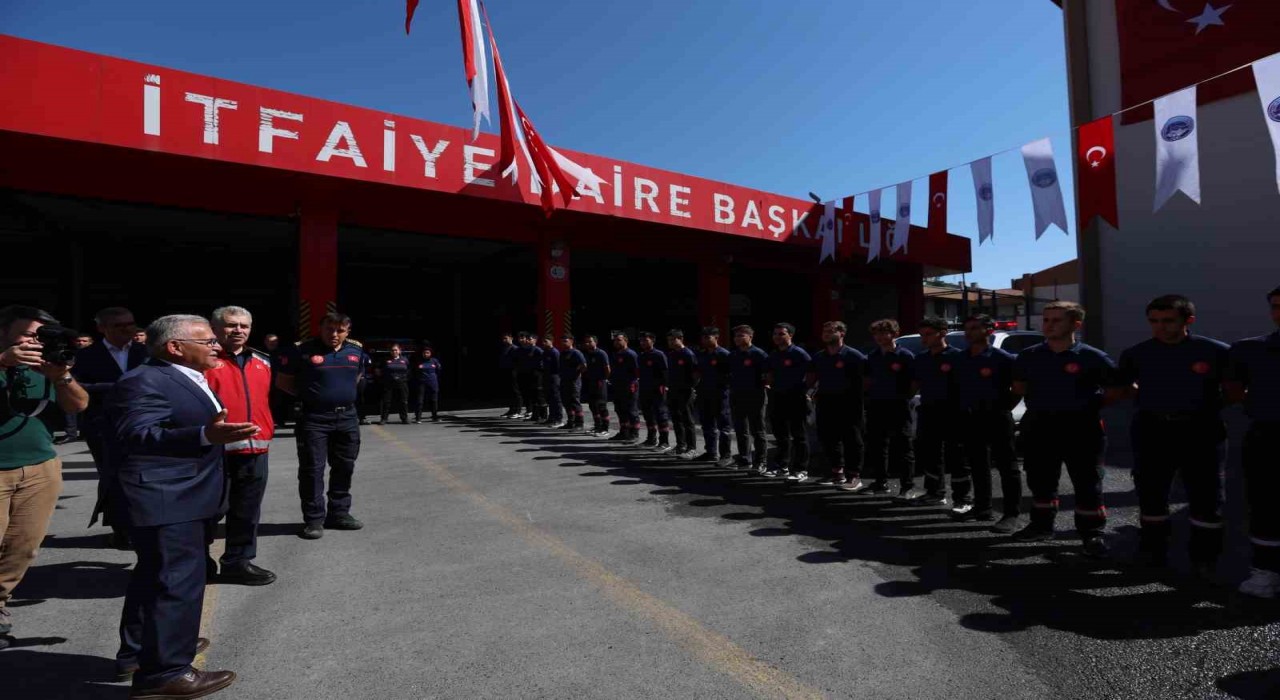 Başkan Büyükkılıçtan geleceğin itfaiyecilerine altın nasihatler