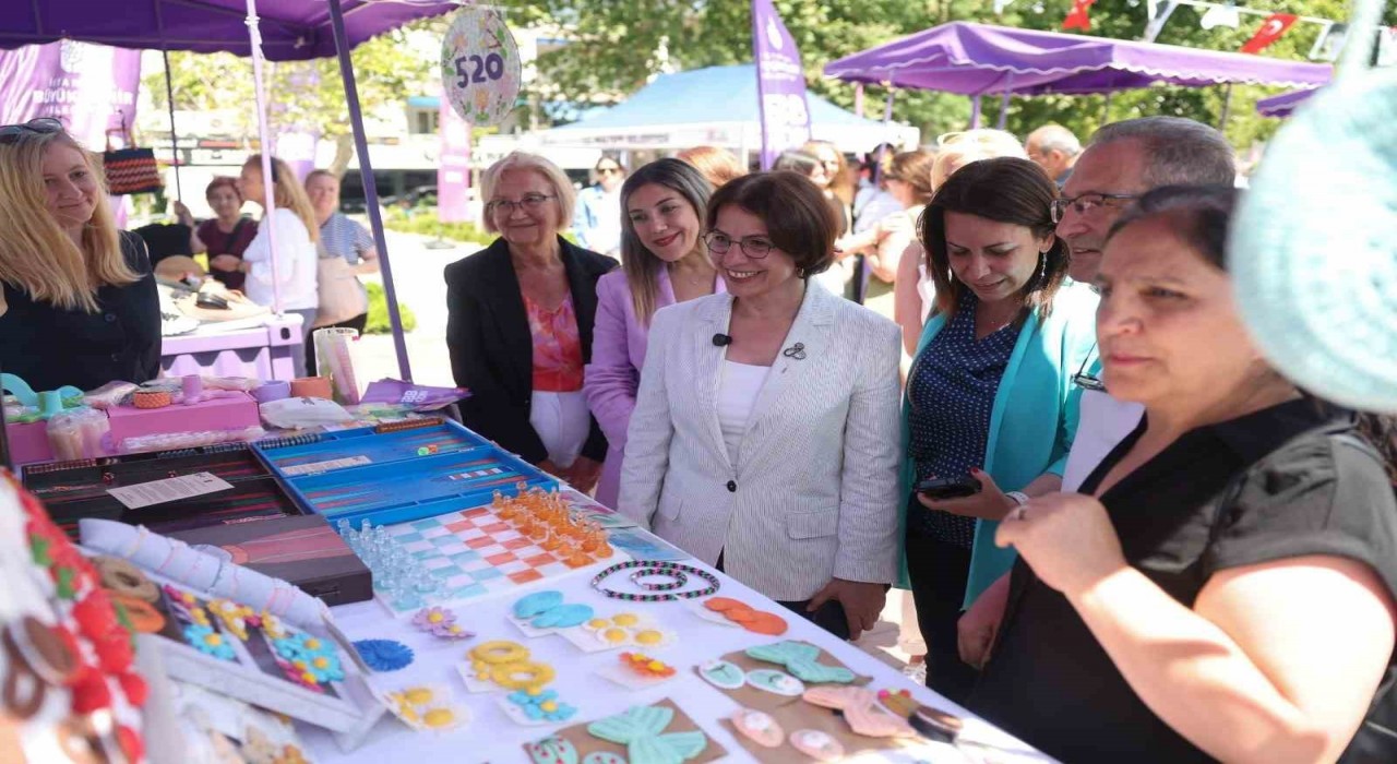 Başkan Esin Köymenden ‘Kadın El Emeği Günlerine ziyaret