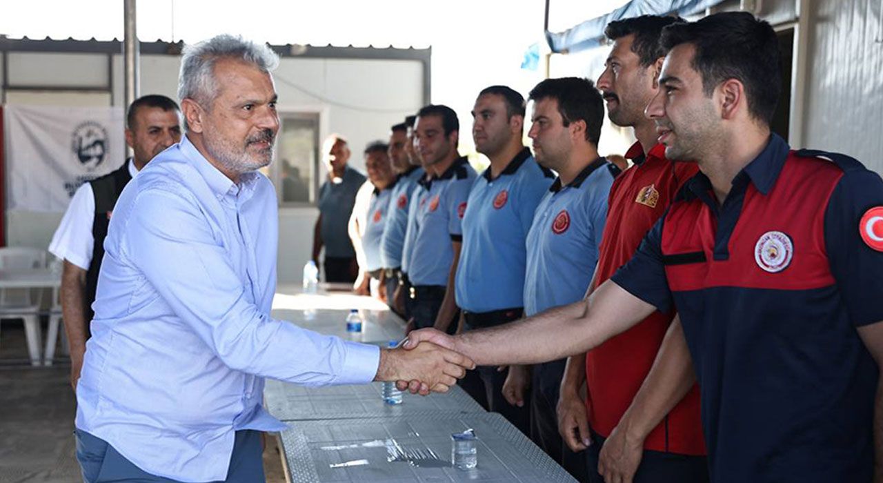 Başkan Öntürk'ten İtfaiye Ekiplerine Teşekkür Ziyareti