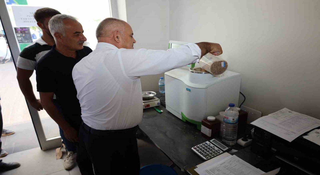 Başkan Öztürk ve Ziraat Odası Başkanı Gençten TMO Alım Noktasına ziyaret