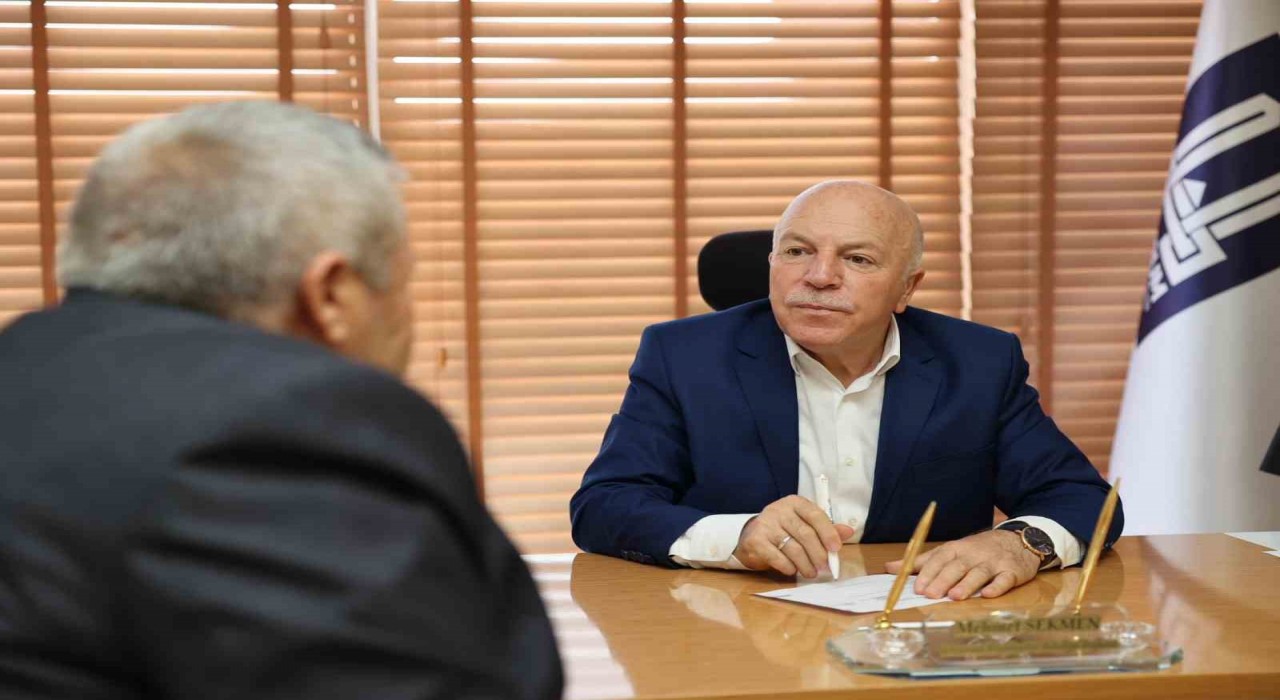 Başkan Sekmen vatandaşı dinledi